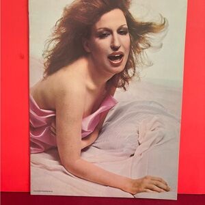 1970s Bette Midler souvenir program from her concert, the Devine, Miss M